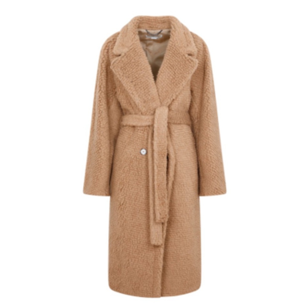 Stella McCartney Eco Faux Fur Teddy Coat